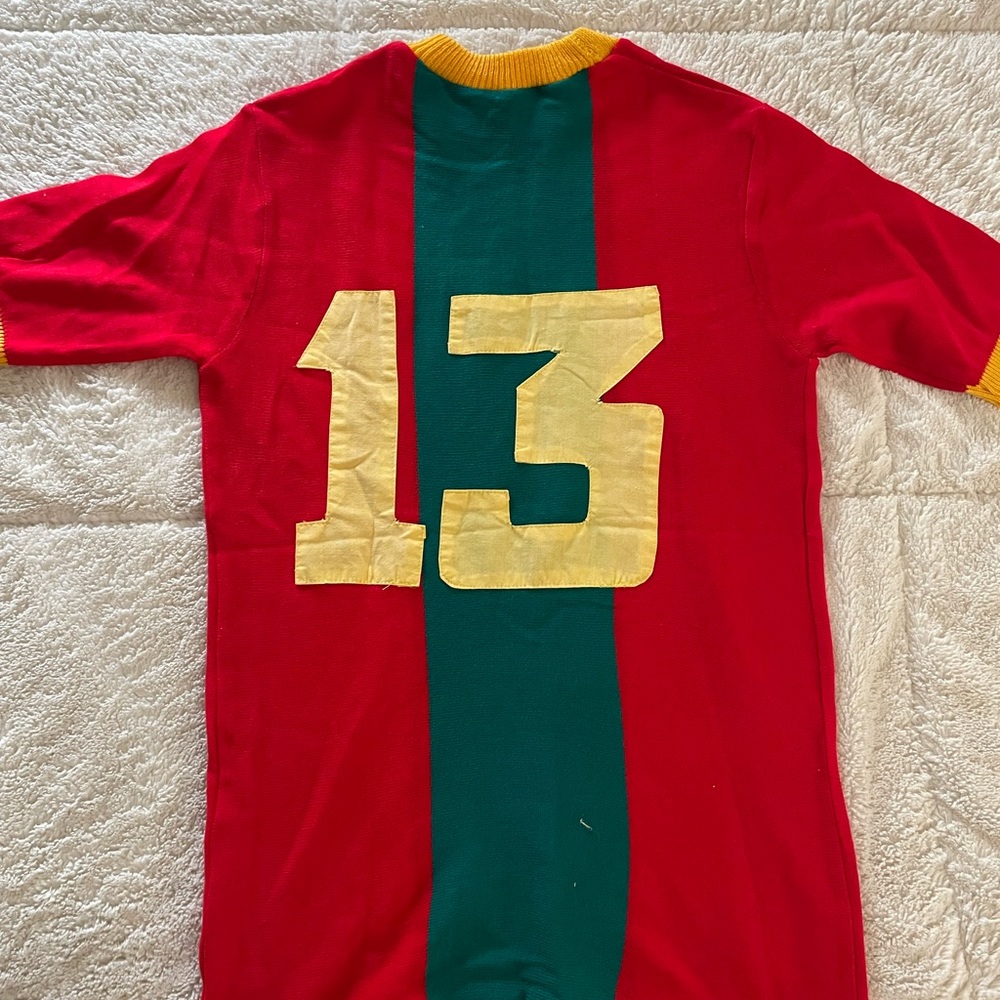 Vintage Handmade Soccer Jersey-Numbers included 13,2,15,14,6,4,5,7